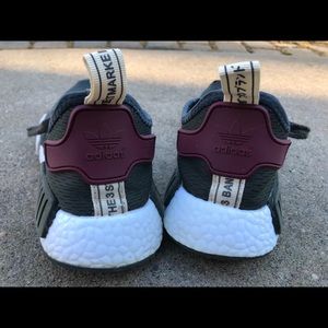 Adidas NMD_R1 Olive Maroon shoes